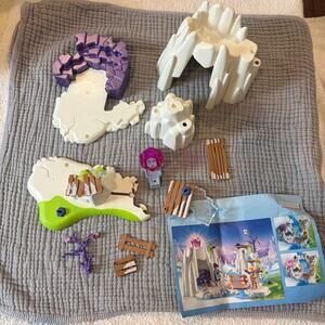 Playmobil 9470 Magic Crystal Diamond Hideout Playset NOT Complete